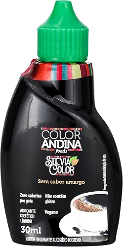 Adoçante stevia líquido Color Andina 30ml