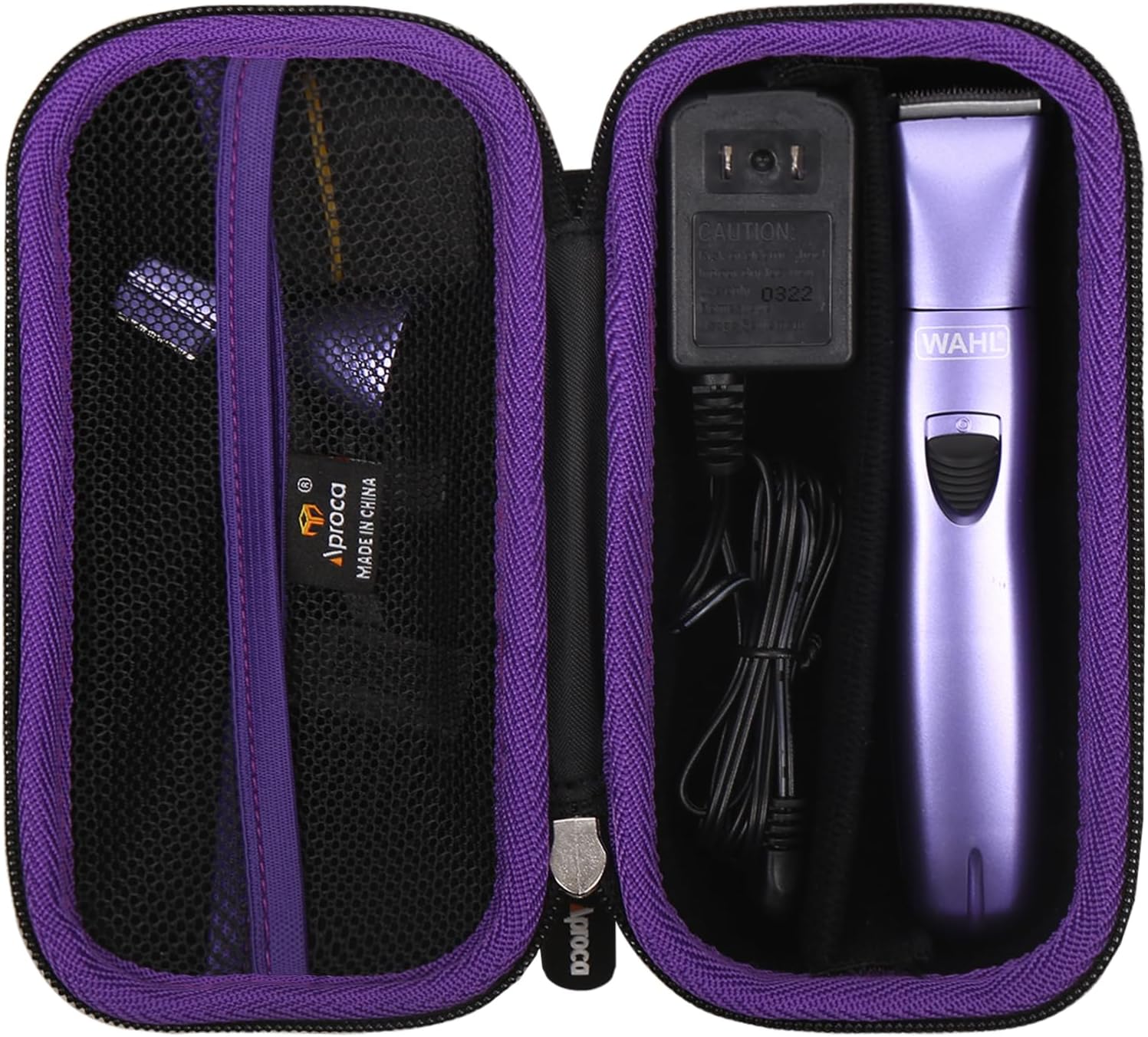 Hard Travel Storage Case, for Wahl Pure Confidence Rechargeable Electric Trimmer and Accessories