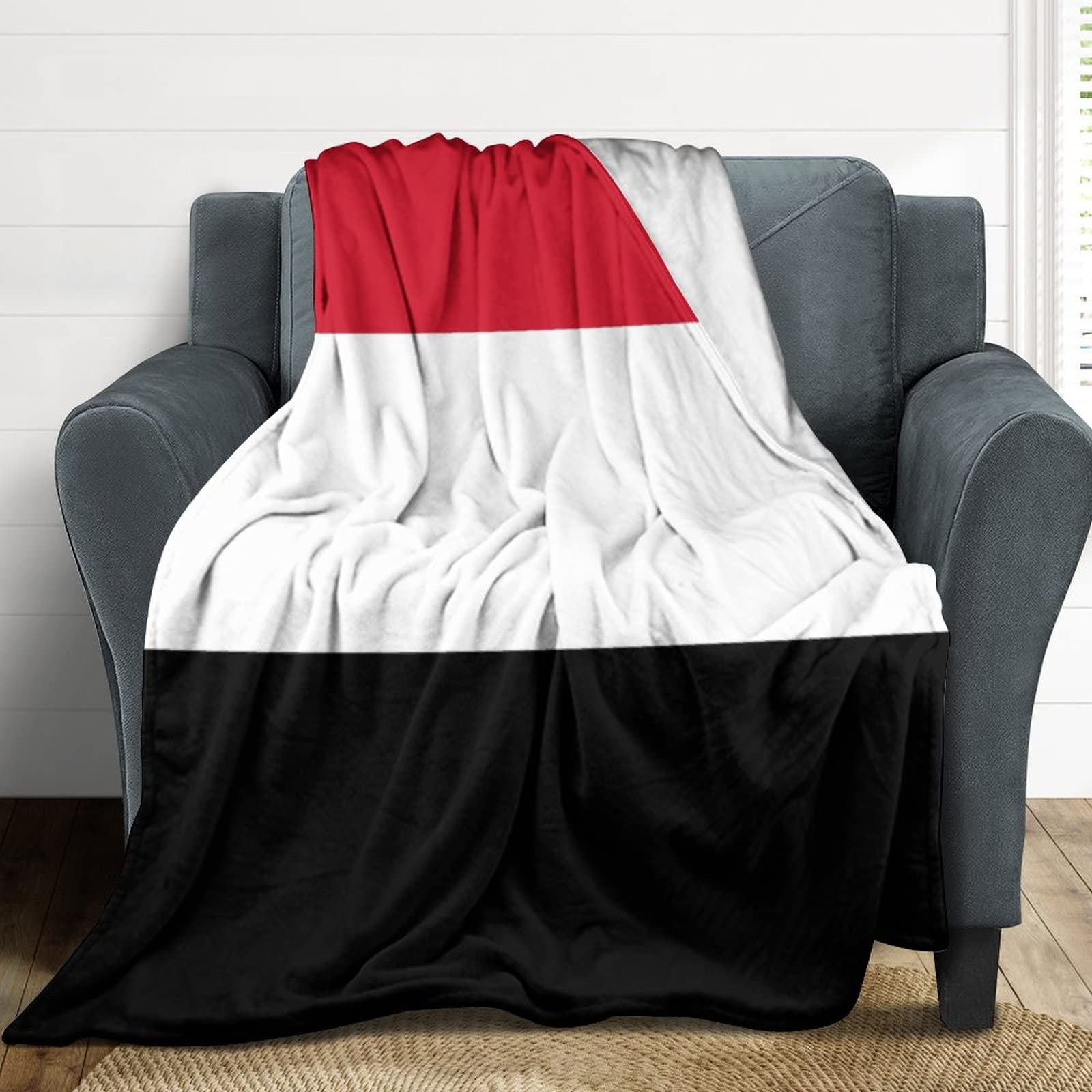 Couverture de lit flanelle peluche d'une douceur exceptionnelle 152 x 203 cm