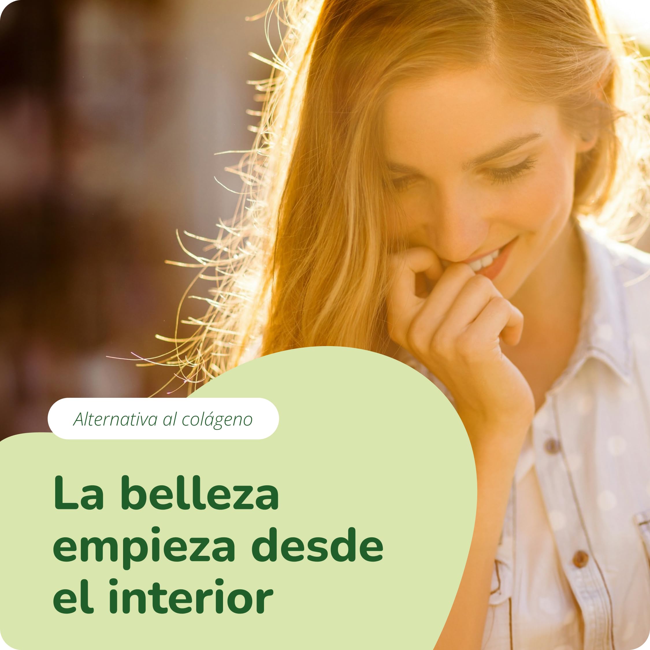 Vegavero Colágeno Vegano + Ácido Hialurónico | DOSIS ALTA | Piel + Cabello + Antiedad | AMINOÁCIDOS | Articulaciones + Masa Muscular | Materia Premium: Vollagen | Sin Aditivos