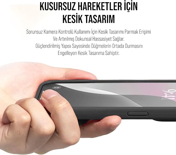 Babylonian iPhone Case Thin Liquid Silicone 3 Layer Fully Coated Soft Gel Rubber Case Cover, Anthracite Black (iPhone 11 Pro Max) (50)