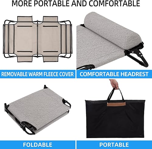 Miniatura 4 de ABE Cama elevada para perros  Cuna elevada extragrande para exteriores, cama fresca para perros fuera del suelo