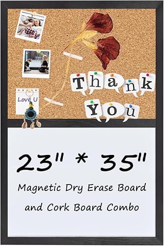 Miniatura 12 de Tablero de anuncios, pizarra blanca de fieltro para oficina, escuela, cocina, dormitorio, marco de madera blanca, 10.2 x 14.2 pulgadas, pizarra