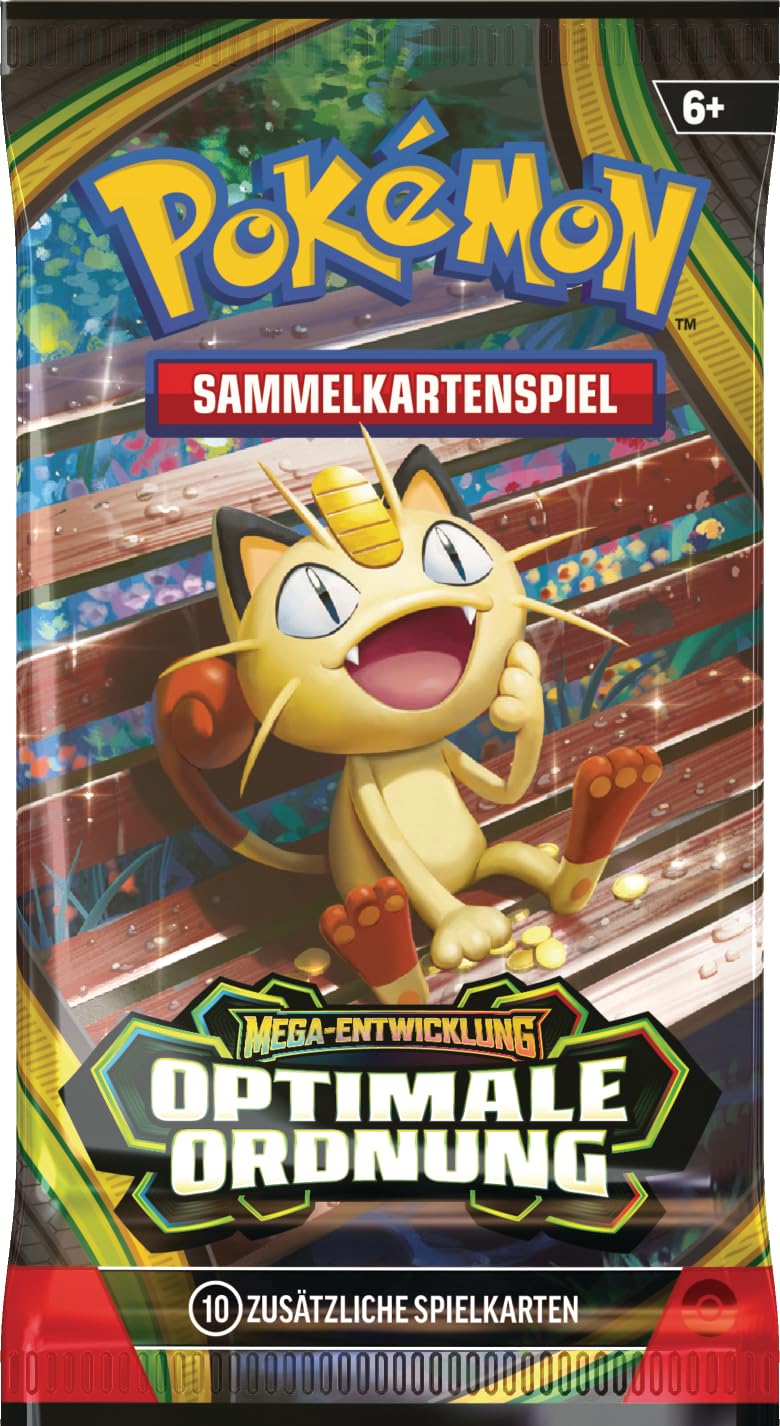 Pokémon-Sammelkartenspiel: Boosterpack-Display Mega-Entwicklung – Optimale Ordnung (enthält 18 Boosterpacks)
