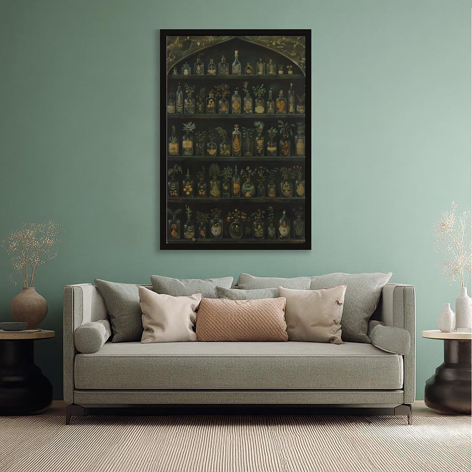 Poster sur toile représentant une potion de sorcière - Décoration de chambre à coucher, bureau, chambre - Cadeau - 30,5 x 45,7 cm (L x l)