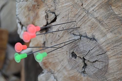 Miniatura 5 de Black Rhino Blowguns Paquete de dardos Blowgun de calibre 50, dardos de cabeza de martillo, dardos de objetivo, dardos de espiga, dardos de madera,