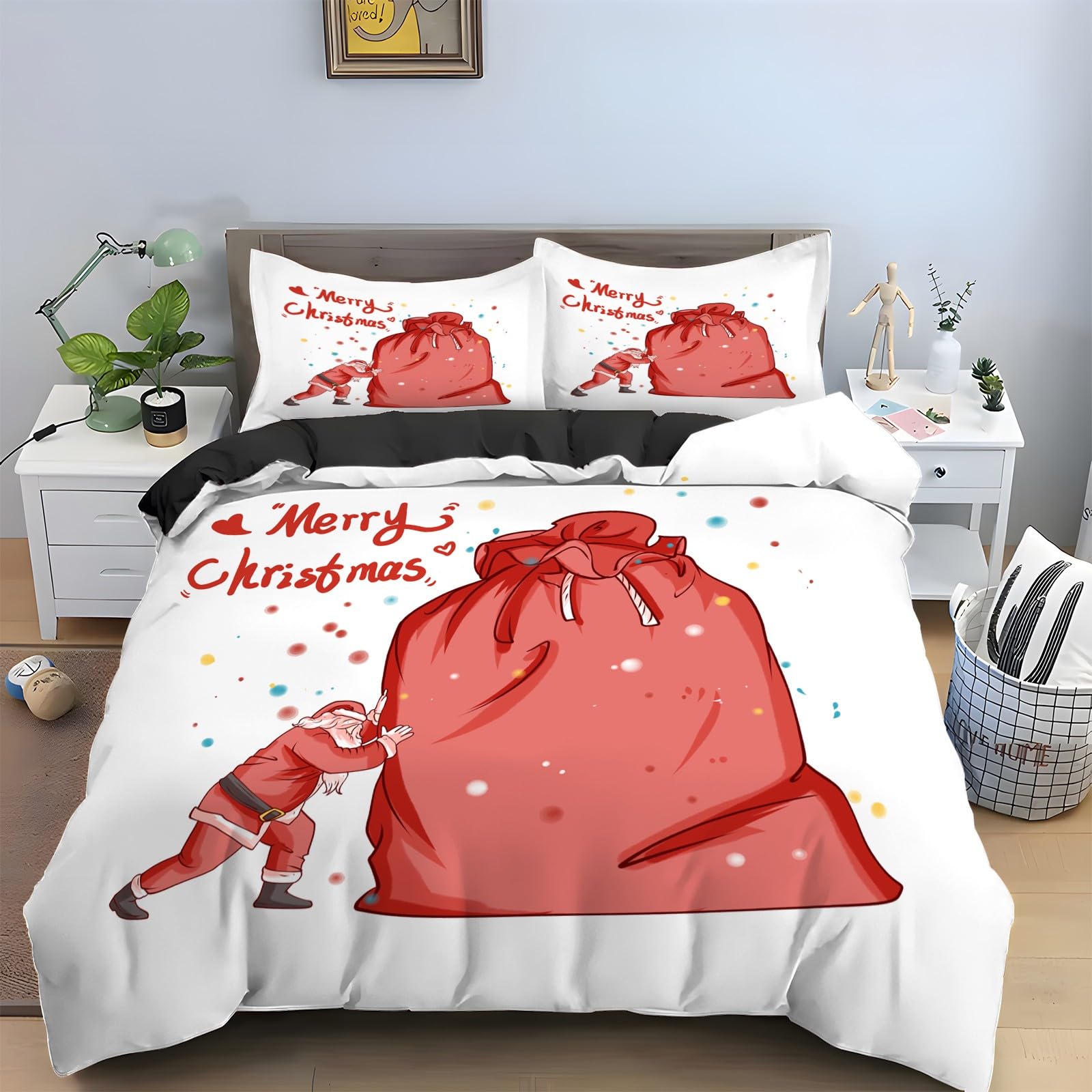 Housse de couette 240 x 260 fermeture éclair pour changer votre literie sans effort