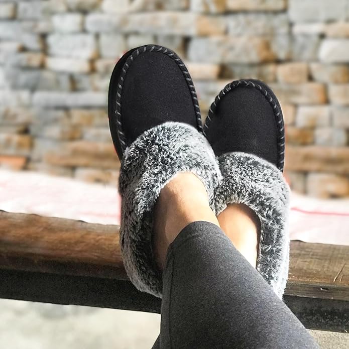 Pantuflas de mujer con memory foam y suela antideslizante miniatura 2