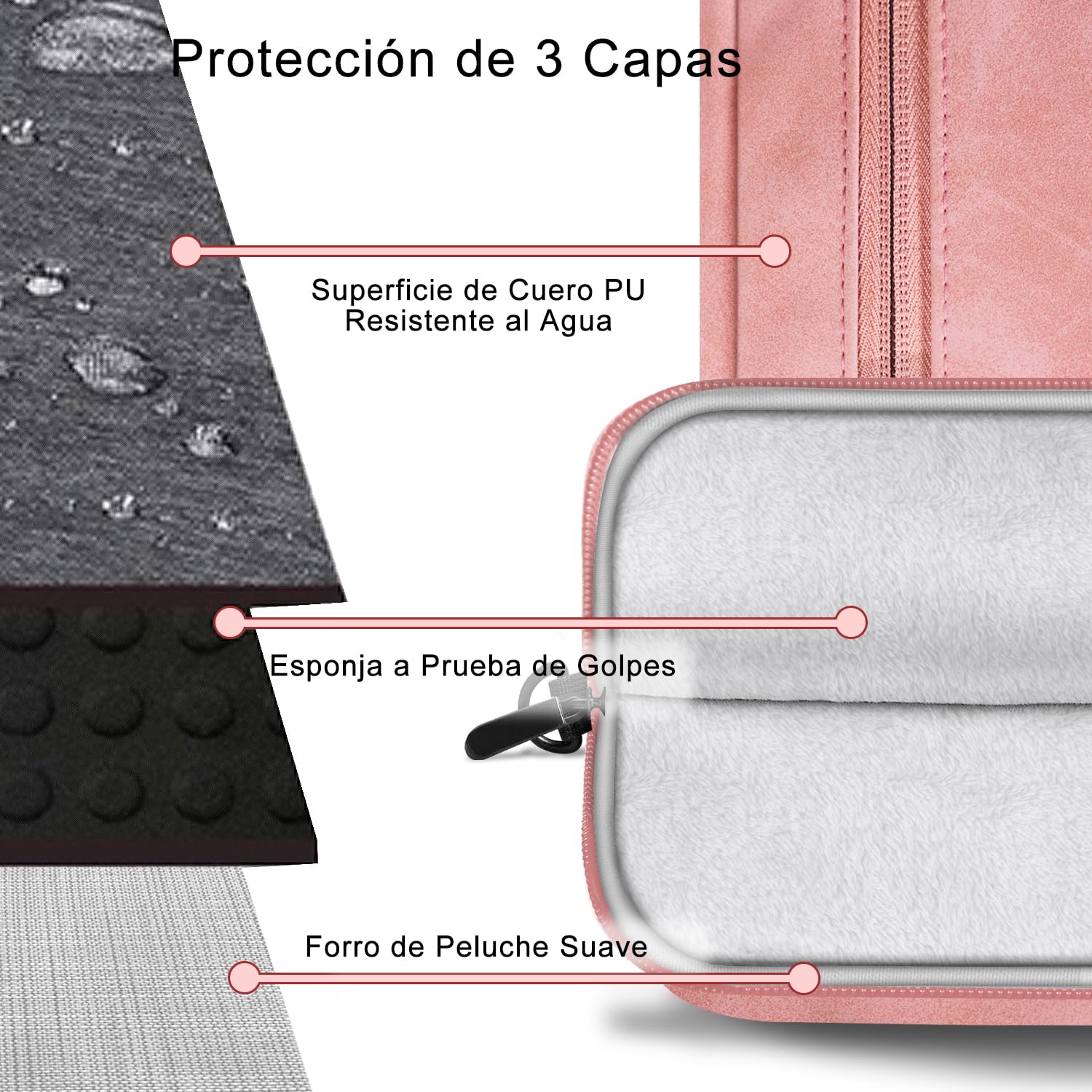 Alfheim 15-15,6 pulgadas Paquete de Maletín de Cuero, Resistente al Agua para Computadora Portátil con Cinturón de Hombro para Viajes/Negocios, Compatible con 16'' MacBook Pro M4 M3 M2 M1