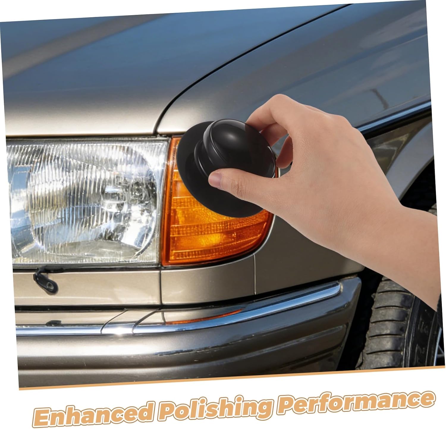 4pcs Car Polishing Pad Hand Grip for Wax Applicator Pads and Cleaning Sponges, Plastic Round Handle with Precise Control and Easy Attachment, for Car Detailing and Polishing