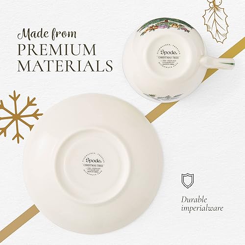 Miniatura 4 de Spode árbol de Navidadtaza y platillo by Spode