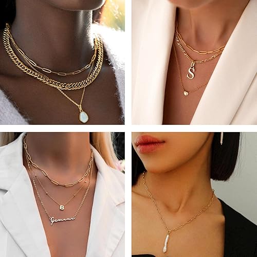 Miniatura 6 de KYUNHOO Cadena de acero inoxidable chapada en oro de 16.4 ft para hacer joyas, cadena ovalada en relieve de 0.157 in de ancho, cadena de joyería