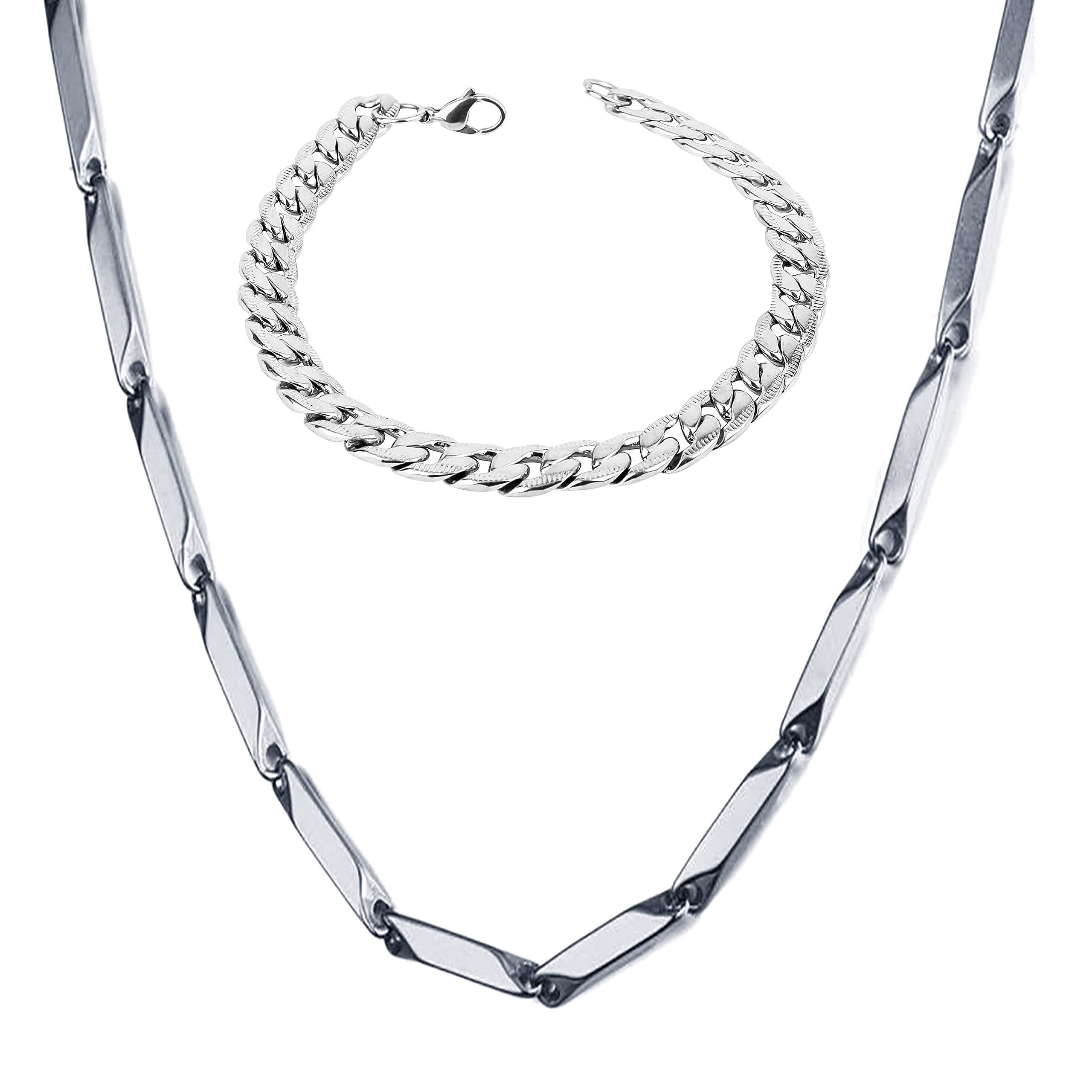 Buy Thrillz Mesmerizing Stainless Steel Chain With Bracelet