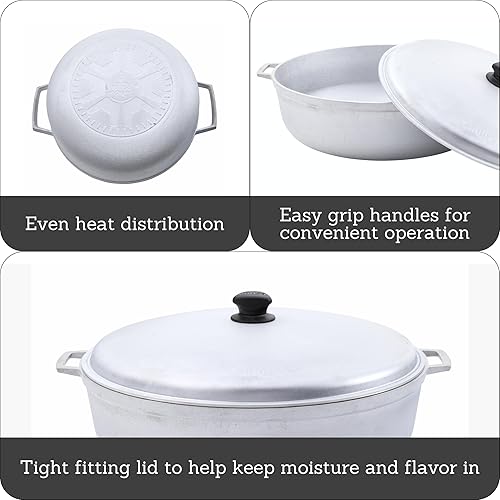 Vista 34 de IMUSA USA GAU-80560 - Mini caldero colombiano tradicional (horno holandés) para cocinar y servir, con capacidad para 0.7 qt.