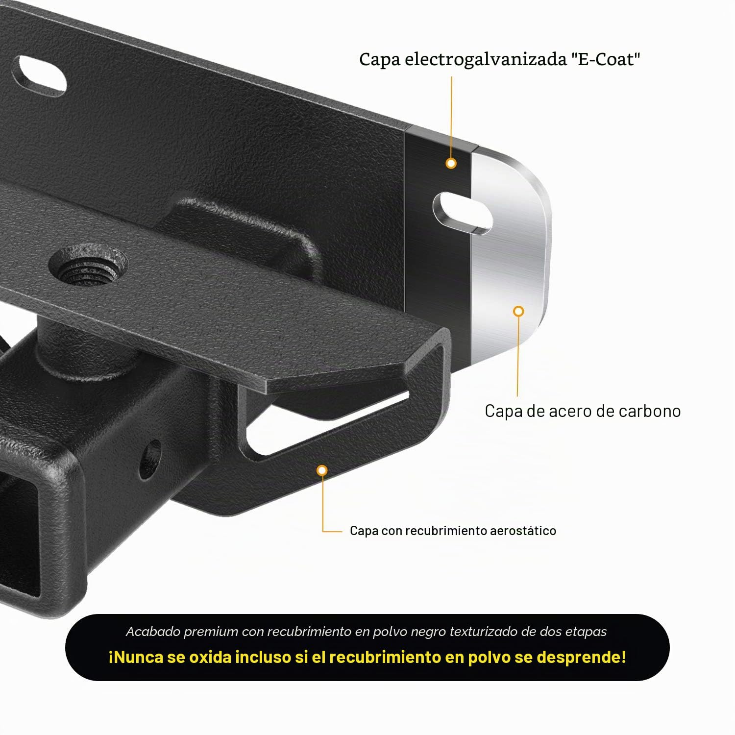 Nilight Receptor de Enganche de Remolque Trasero de 2 Pulgadas, Clase 3, Enganche de Remolque y Kit de Cubierta, se Adapta a Dodge Ram 1500 2003-2018 y Ram 2500/3500 2003-2013, Combo de Remolque con