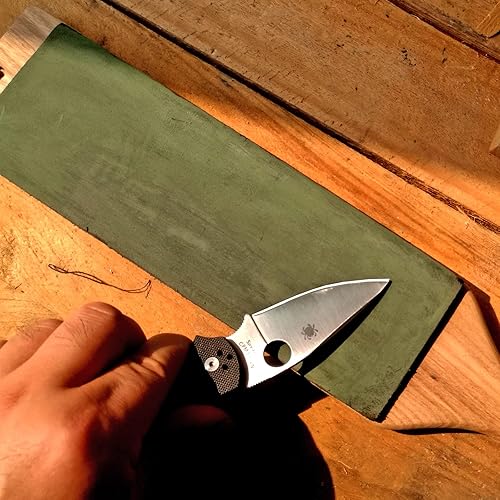 Miniatura 5 de Strop de cuero con compuesto de pulido, kit de grapado de cuchillos para afilar y afilar cuchillos herramientas
