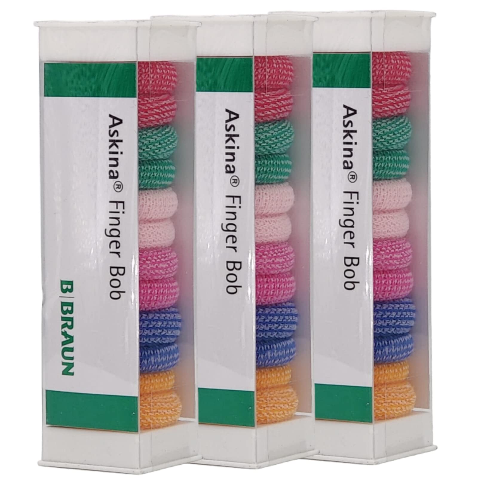 Askina Finger Bob I farbig I 3x 6 Stück im Sparset I plus PharmaPerle giveaway