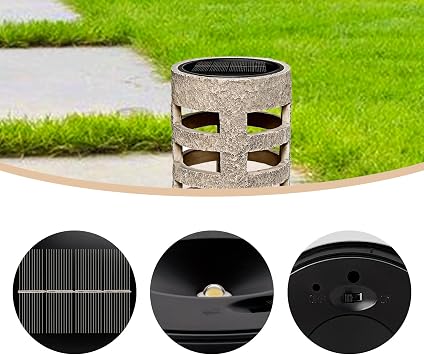2 Pack Solar Light Replacement Top 3.54 Inch, Warm White Solar Lamp Replacement Module with Panel, Waterproof Dusk to Dawn Solar Lamp Module for Outdoor Garden Lanterns, Fence Post Lights, DIY Lights