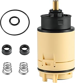 RP70538 Single Function Pressure Balance Cartridge Replacement, Shower Cartridge, Compatible with Peerless and Delta Single Handle Tub/Showers Faucet, Not Included Check Valve