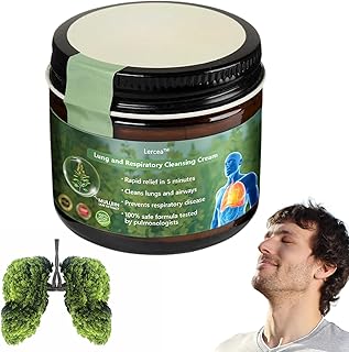 Lercea Mullein Clear Lung Repair Cream - Wellness Formula, Lercea Mullein Cream for Lung Cleanse, Lercea Lung Cream Extra Strength, Herbal Clear Lung Cream - Improve Lung Health (1 Pack)