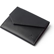 Allett Accordion Wallet, Noir Leather, RFID Blocking, Magnetic Closure, Slim, Minimalist, Bifold, Water Resistant, Thin - Holds 2-15 Cards, Bills, Coins - For Men & Women