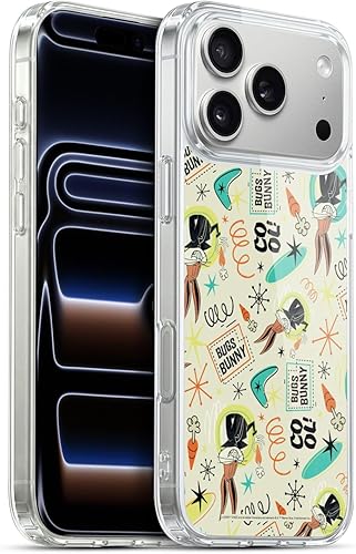 Miniatura 14 de Head Case Designs Funda de gel suave con licencia oficial de Looney Tunes Retro Bugs Bunny compatible con Apple iPhone 11 Pro Max Retro,Blanco y