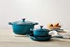 Le Creuset Enamel Cast Iron Signature Cookware Set, 5-Piece, Deep Teal
