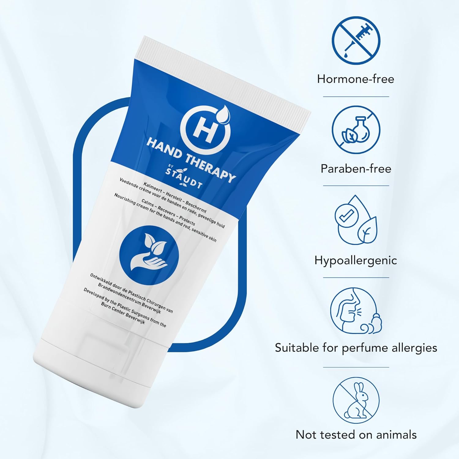 Staudt Hand Therapy Cream - Hydrating & Moisturizing Dry Hands Cream with Shea Butter & Hyaluronic Acid - Hand Moisturizer - Nourishing Hand Lotion - Luxurious Hand Care for Red, Dry & Irritated Hands - Image 5