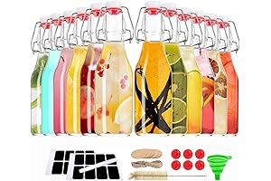 Ruckae 12 Pack 8.5oz Glass Bottles