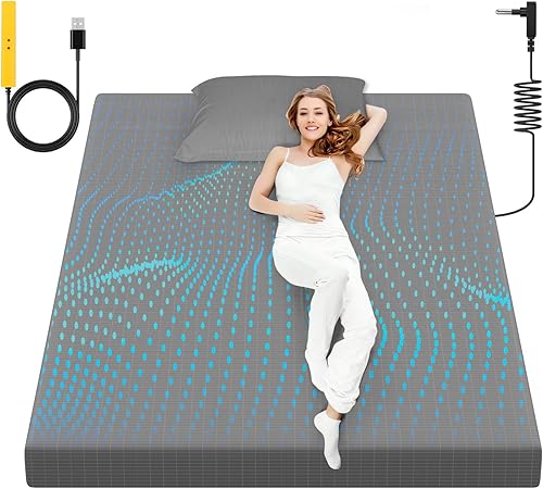 Grounding Sheet 90% algodón orgánico + 10% plata pura orgánica sábana bajera ajustable para mejorar el sueño, alivio del dolor, ropa de cama