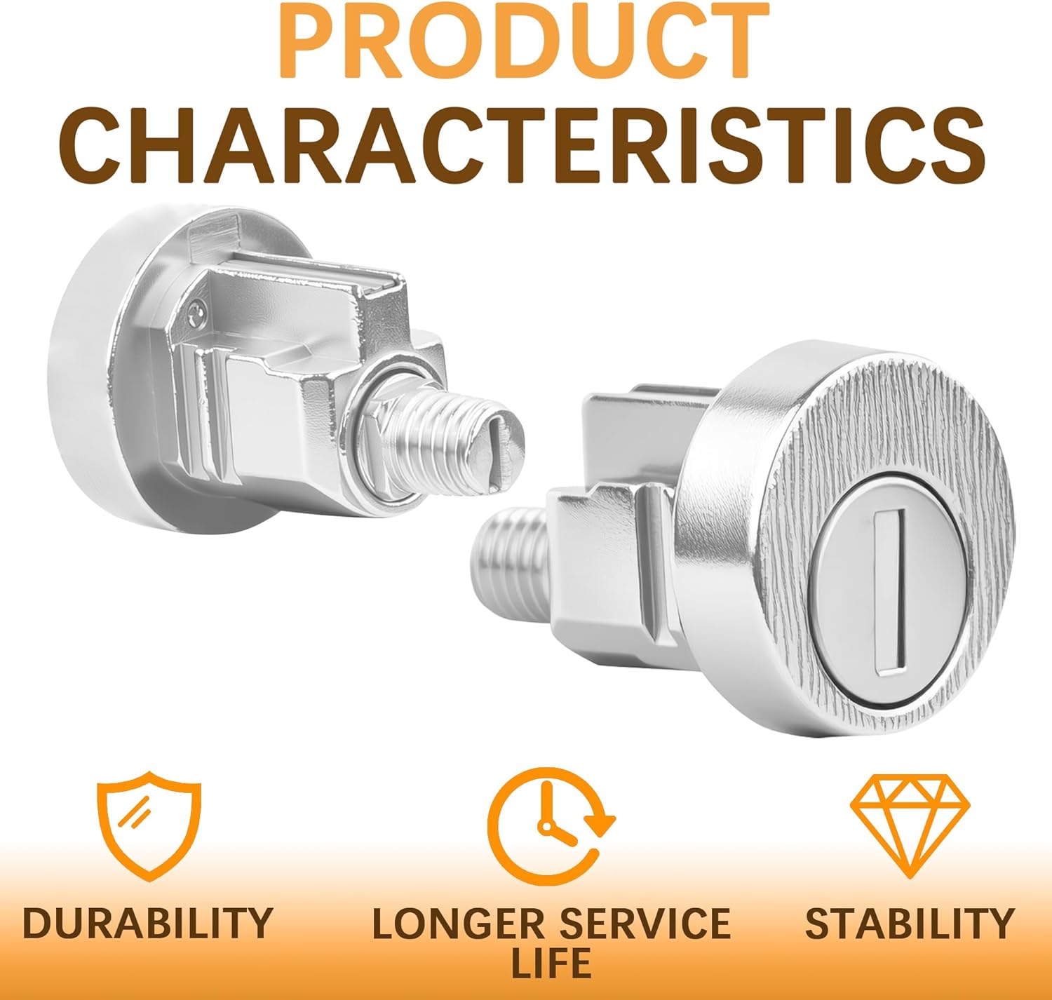 10 Pack L-1172C Mailbox Lock Replacement Includes 3 Keys Per Lock& 5 Locking Plates – C9100 National Standard Key Lock for Cluster Boxes,90° Clockwise Rotation