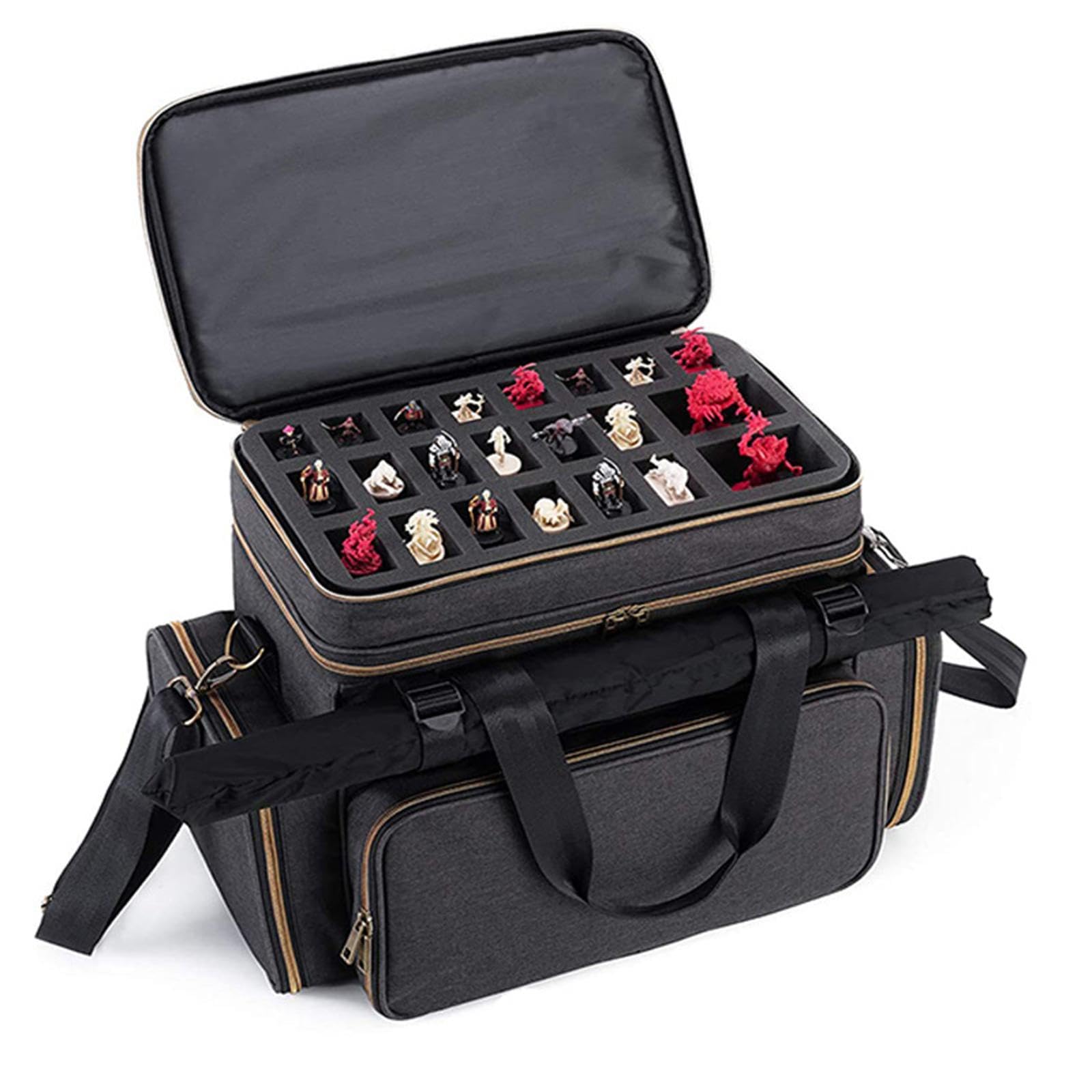 Borsa da Gioco da Tavolo con Organizer da Viaggio Imbottito per Giochi da