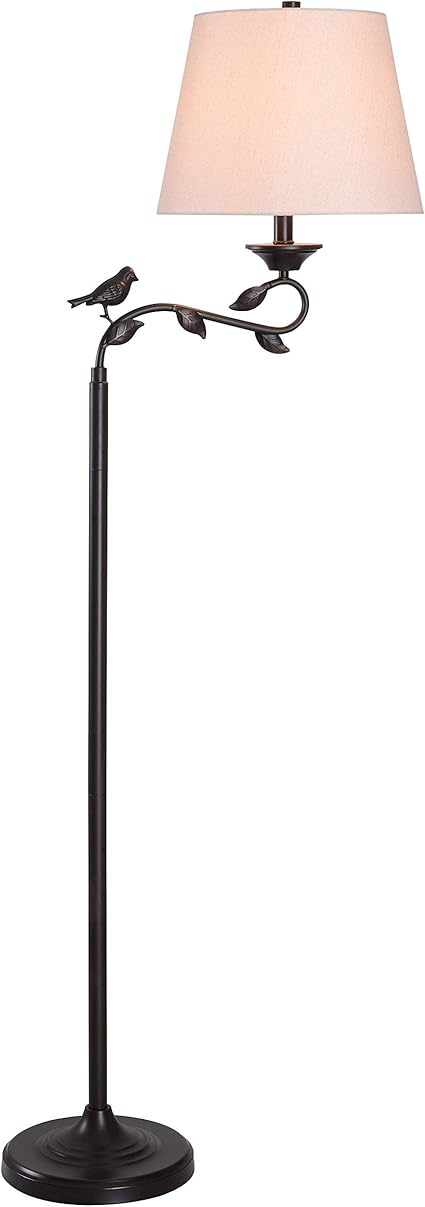 kenroy home oil rubbed bronze finish 4 square floor lamp