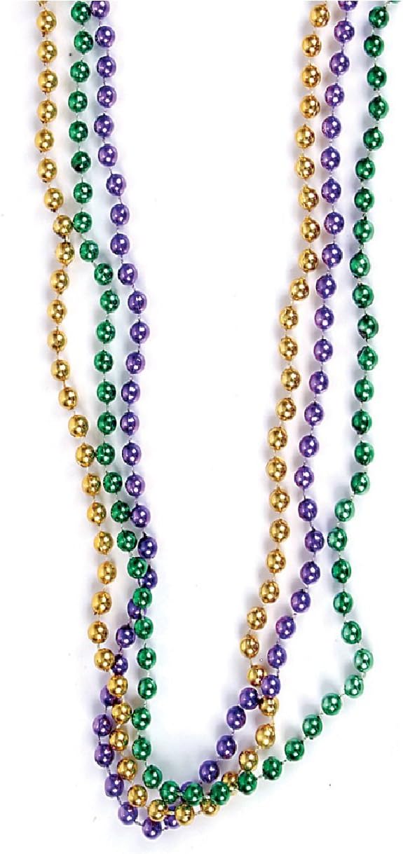 33" Mardi Gras Party Throw Toss Bead Necklaces (Pack of 120)
