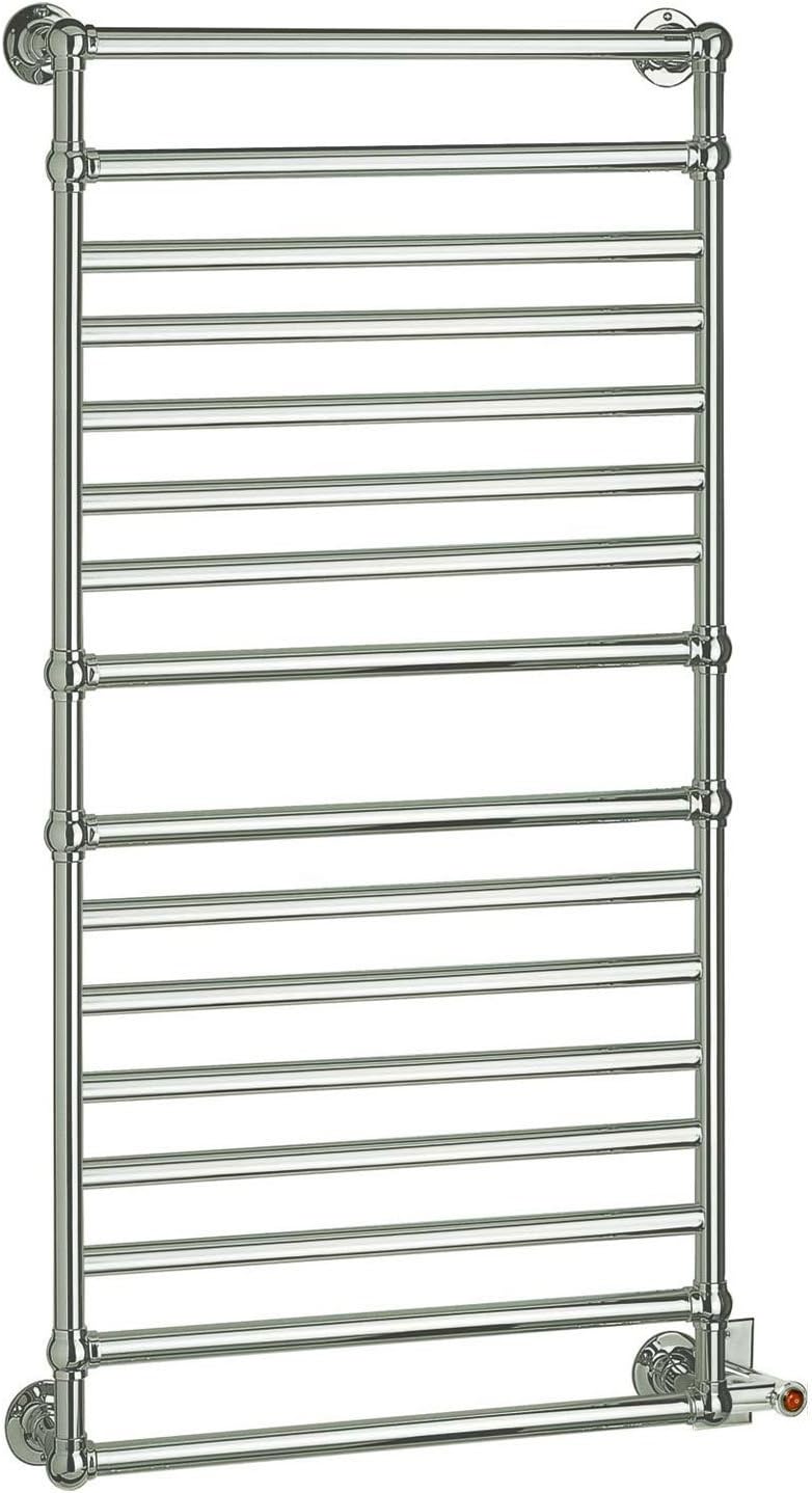 Myson Electric Towel Warmer, Brass, Nickel, 110V Home