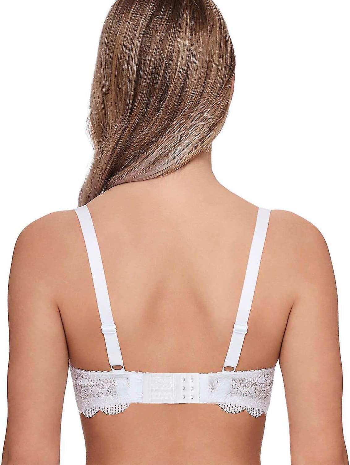 JELIEE 4 PCS Women's Bra Extenders 3 Hooks Stretchy Bra Extension Strap 3 Rows Elastic Bra Band Hook Bra Strap Extender Bra Extenders 3 Hooks Plus Size