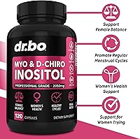 Vista 2 de Myo-inositol & D-Chiro Inositol & Water Away Píldoras - Diuréticos de retención de agua para la salud intestinal e hinchazón de piernas