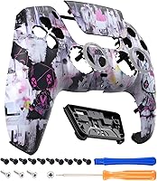 Vista 40 de eXtremeRate Luna Redesigned Front Shell Touchpad Compatible with ps5 Controller BDM-010 020 030 040 050, The 100 Cash Money Replacement Faceplate