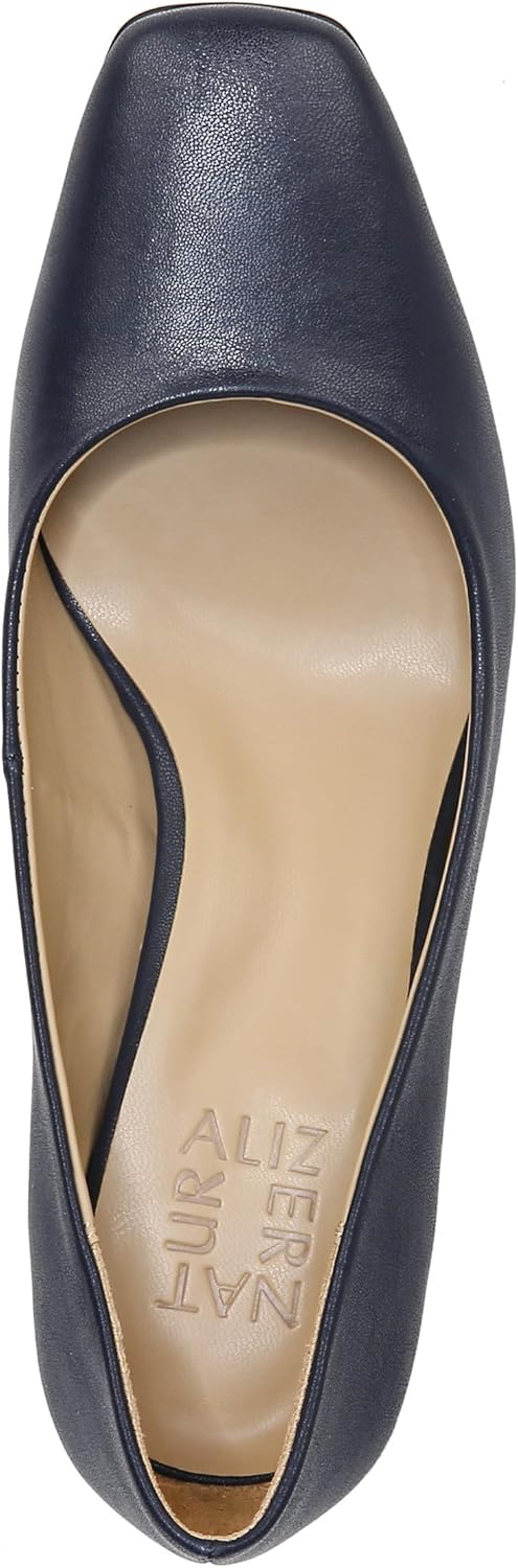 Naturalizer Women's Warner Square Toe Block Heel Pump