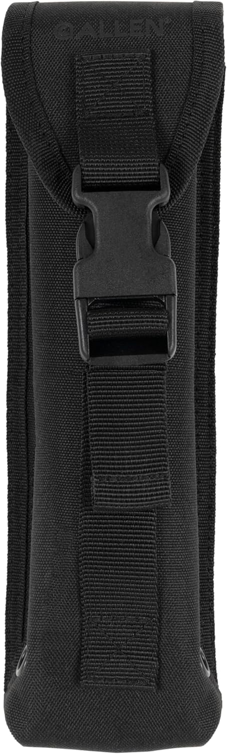 Allen Company Tactical Suppressor Case - Soft Heat-Resistant Suppressor Pouch with Ventilated Liner & MOLLE-Compatible Straps - Rugged Duty Construction for Range, Hunting & Transport - Black