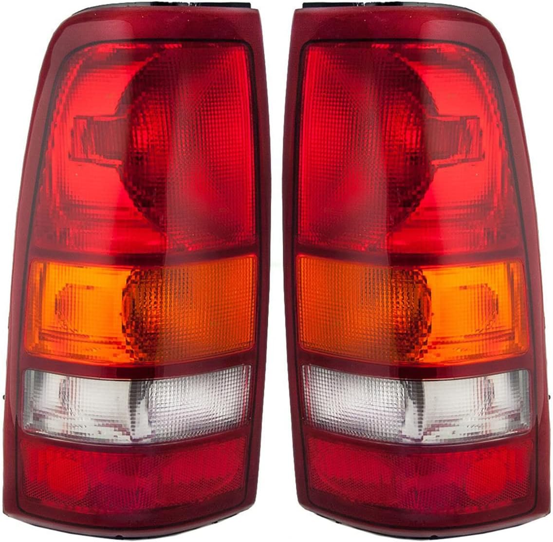 ACANII - For 1999-2002 Chevy Silverado 1500 2500 3500 1999-2006 GMC Sierra Replacement Tail Lights Lamps Set