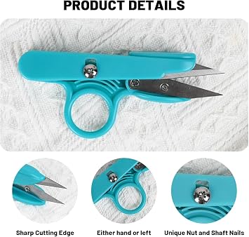UCEC Thread Snips Thread Cutter Yarn Scissor Embroidery Scissors 6 Pack