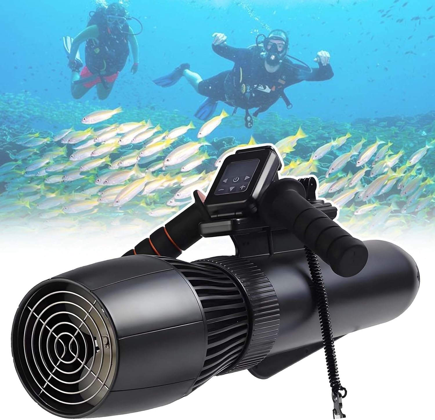 Handheld Electric Underwater Scooter,10000 mAh 16000 mAh,500W Brushless Motor Diving Swimming Propulsion,30 m Depth,10000mAh
