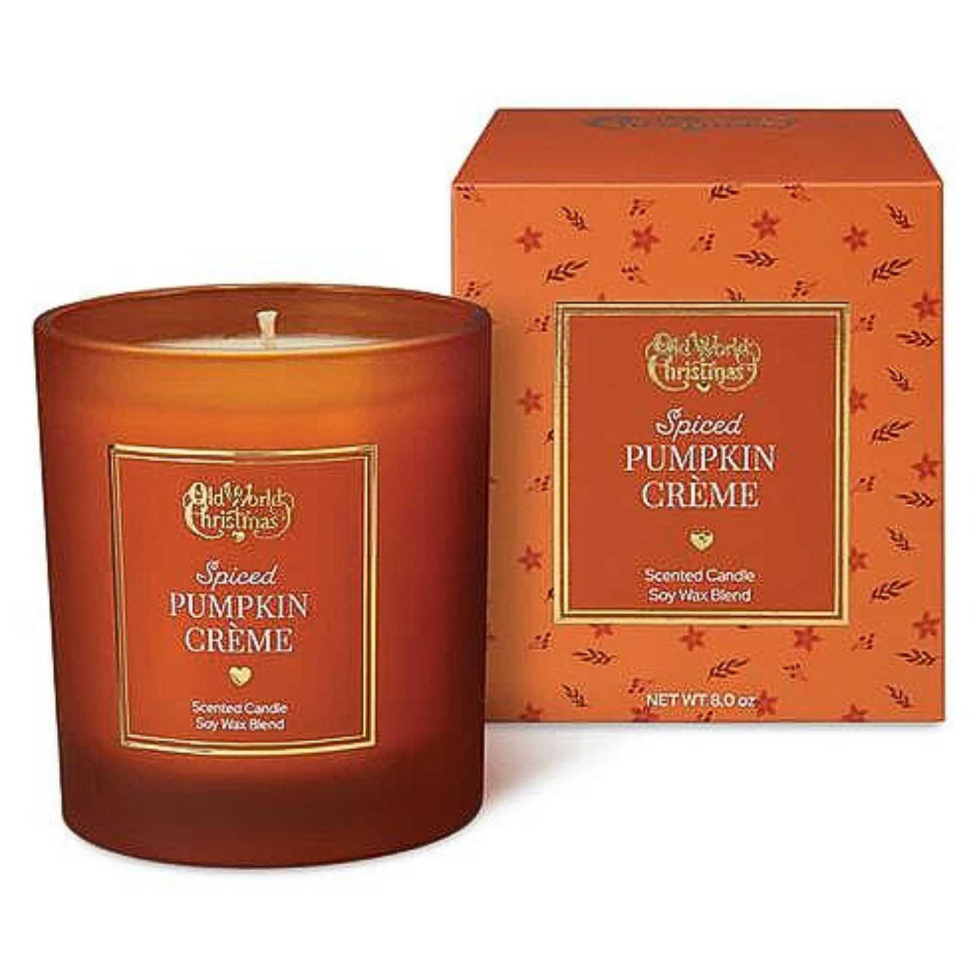 Amazon.com: Old World Christmas Spiced Pumpkin Crème Candle, Hand