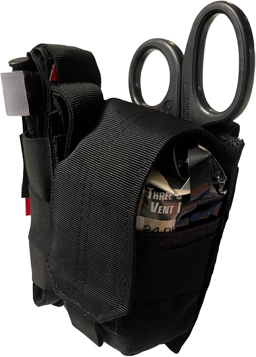 RESCUE ESSENTIALS US CUSTOMS & BORDER PROTECTION CASUALTY RESPONSE KIT-BLACK