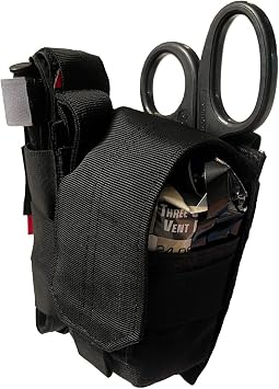 RESCUE ESSENTIALS US CUSTOMS & BORDER PROTECTION CASUALTY RESPONSE KIT-BLACK