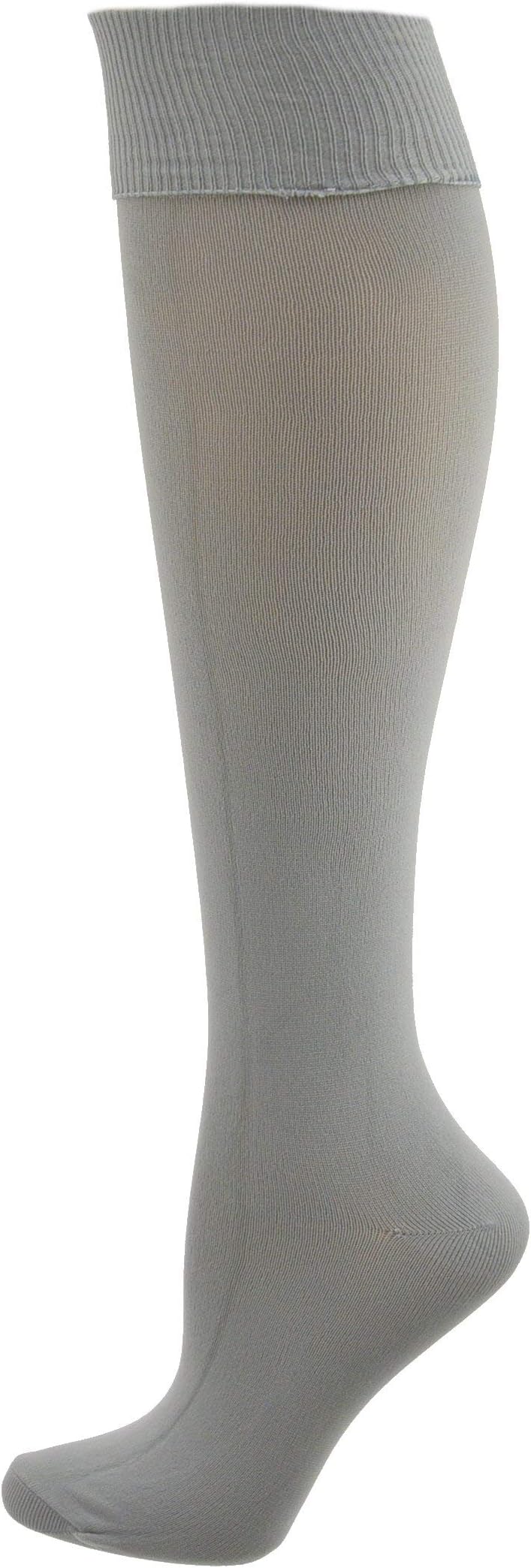 Girls' School Uniform Opaque Nylon Knee High 3 Pair Pack Socks 2027