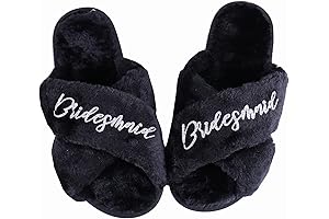 Personalized Bridesmaid Proposal Custom Fluffy Slippers