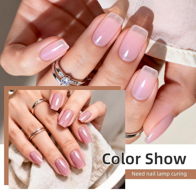 JODSONE 60 PCS Gel Nail Polish Starter Kit con U V Light 55 Colores miniatura 4