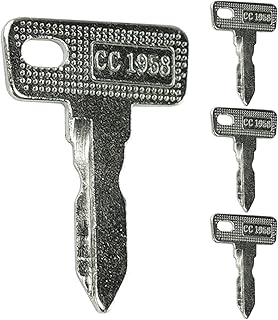 4PCS Golf Cart Club Car Keys Replacement for 1982-Up Club Car Precedent DS and Tempo Gas Electric 1012505